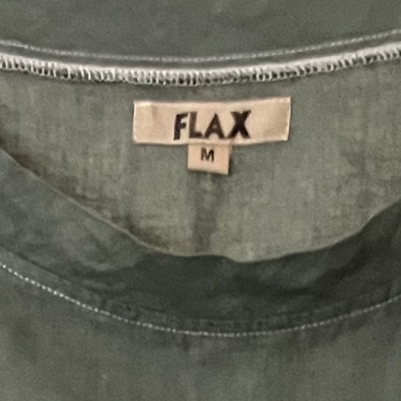 Flax Linen Dress Midi M - Picture 3 of 3